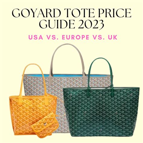 goyard hobo bag price 2023|Goyard tote price 2023.